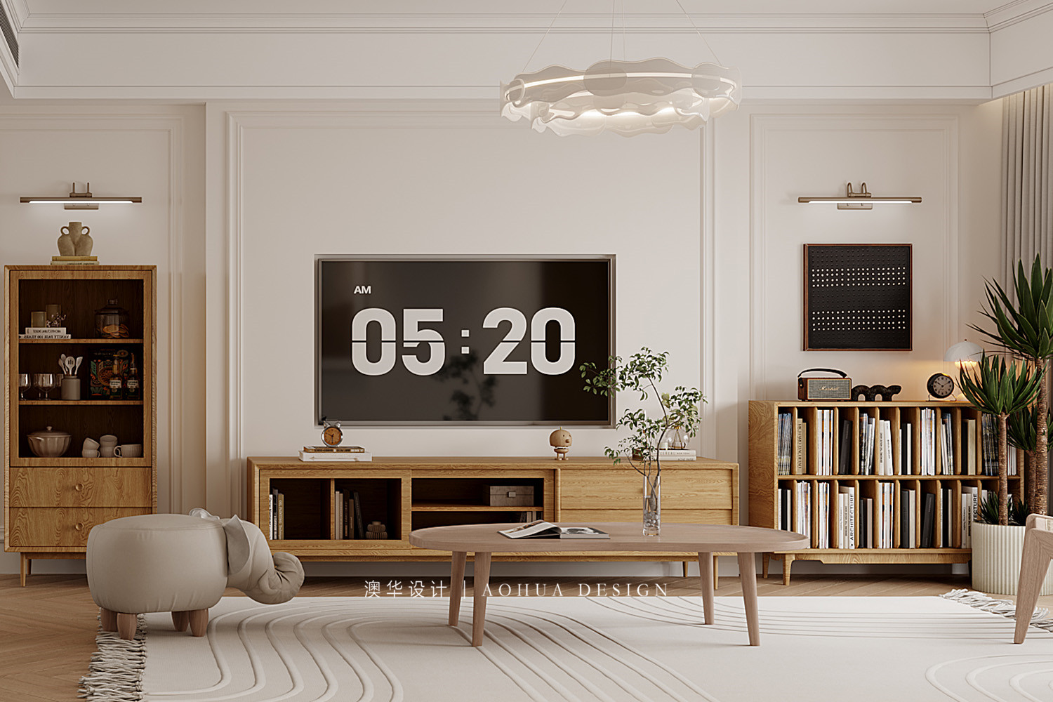 大戶型裝修,原木風裝修