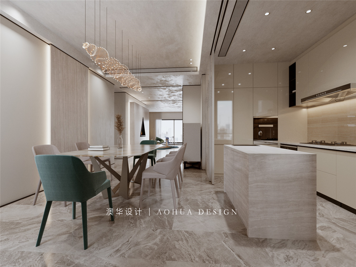 大戶型裝修,意式輕奢風格